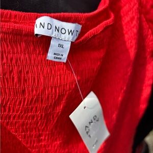 AND NOW THIS Red Top